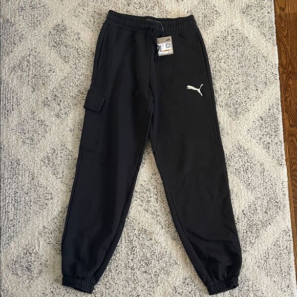 Puma Other - NWT Men's Puma Joggers Sweatpants Black Size Small Pockets Fleece